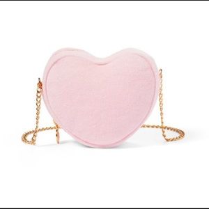 Stoney Clover Lane x Target Pink Heart shaped purse